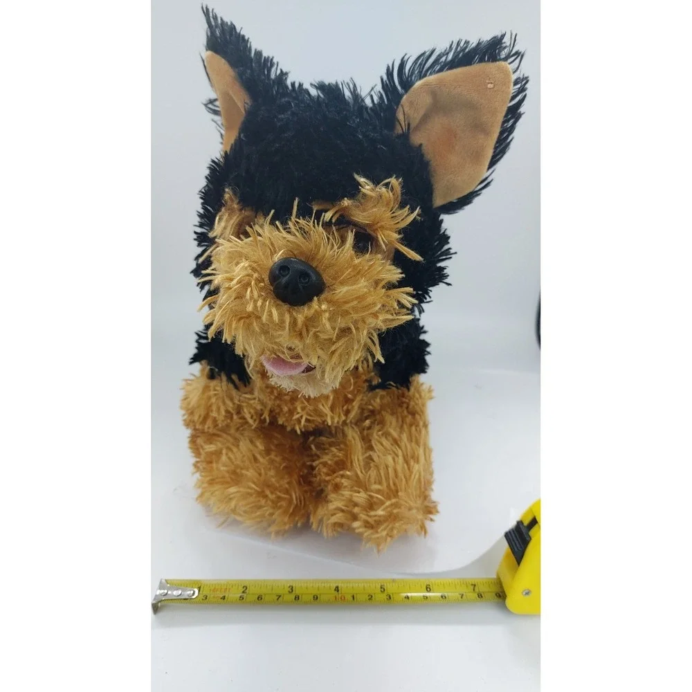 Build A Bear Promise Pets Yorkshire Terrier Yorkie Black & Gold Plush Toy